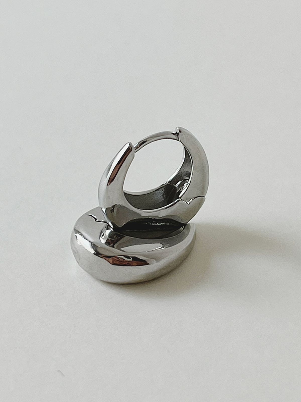Bold Silver Hoops